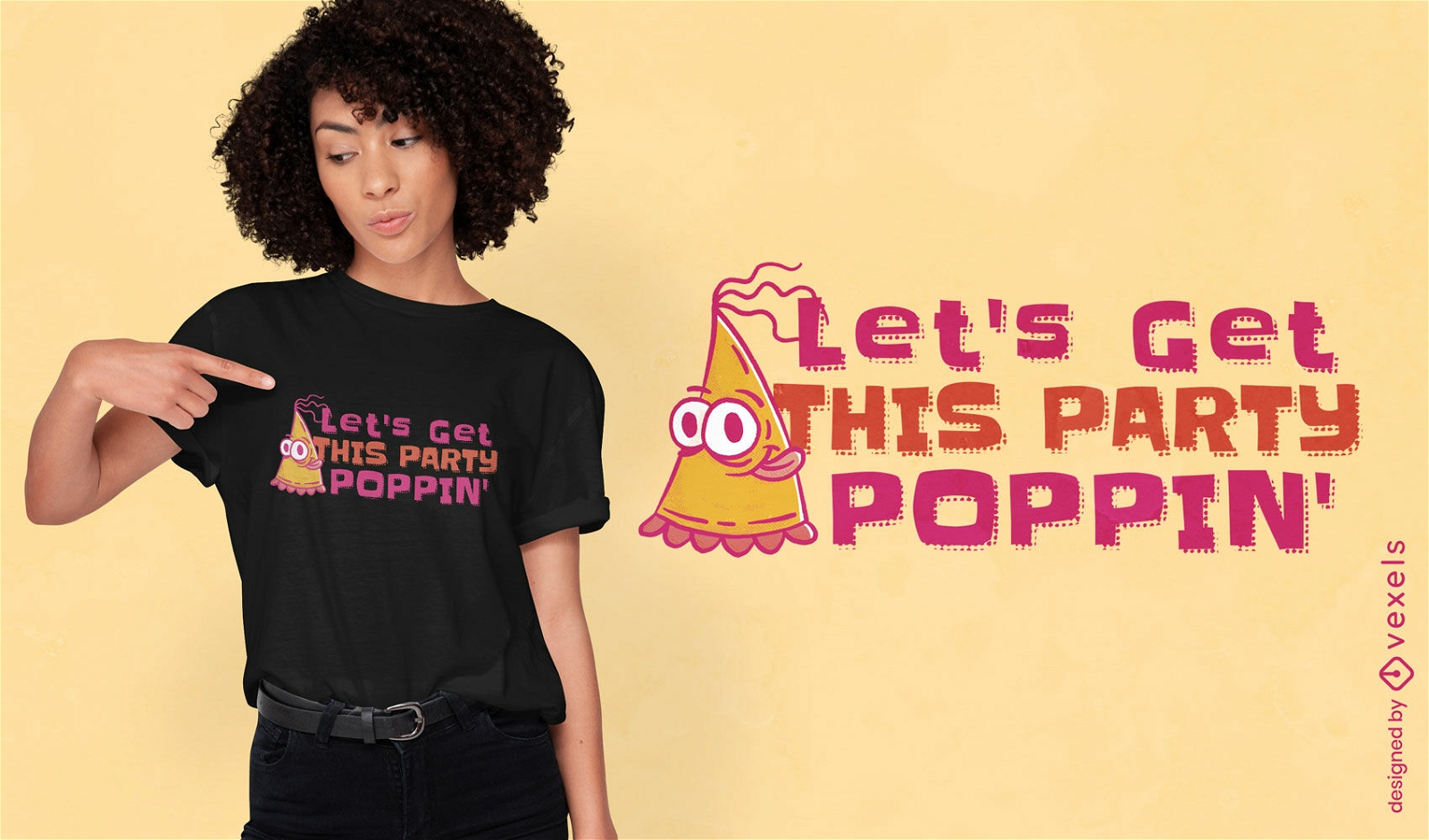 Crazy party t-shirt design