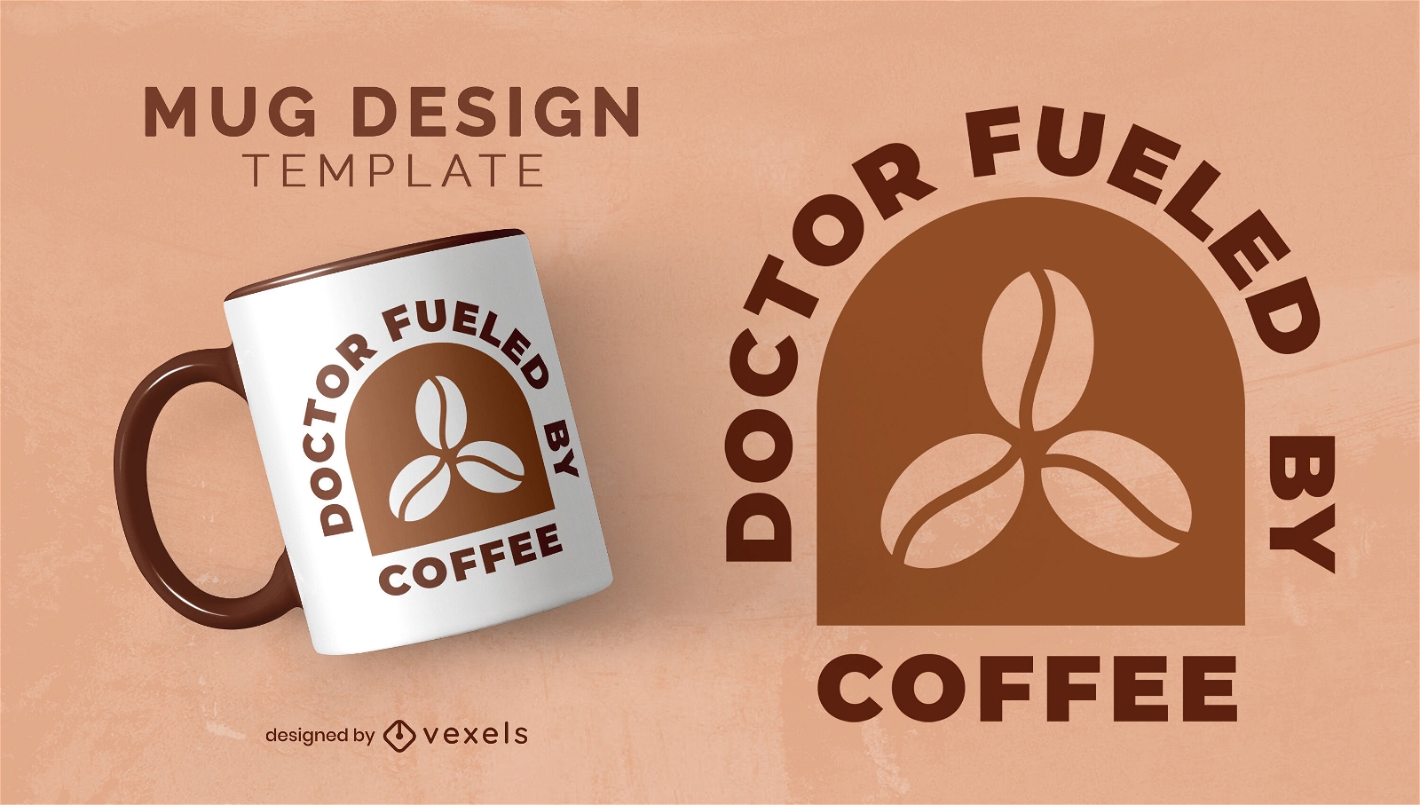 Médico movido pelo design de caneca de café