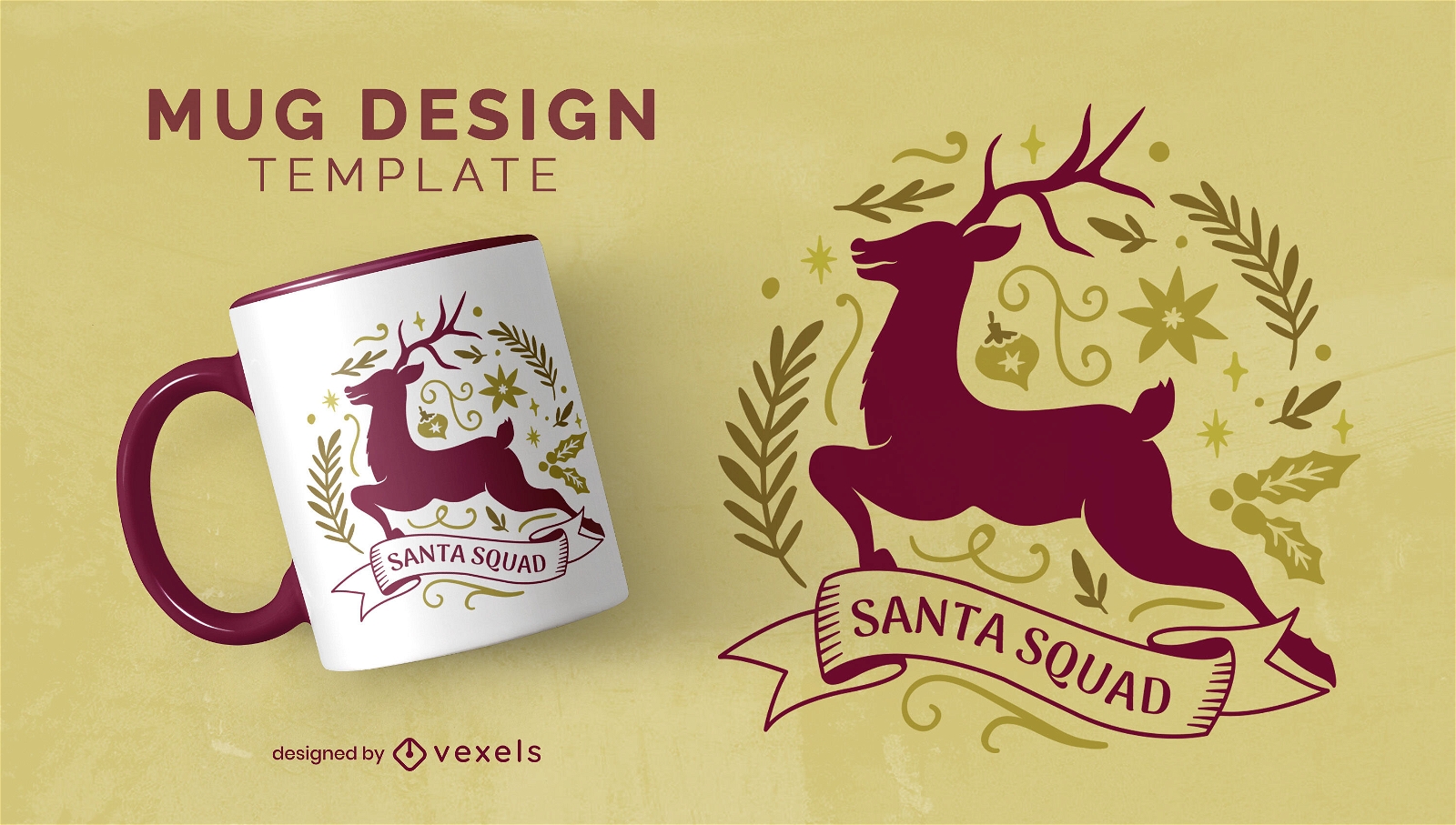 Santa squad mug design