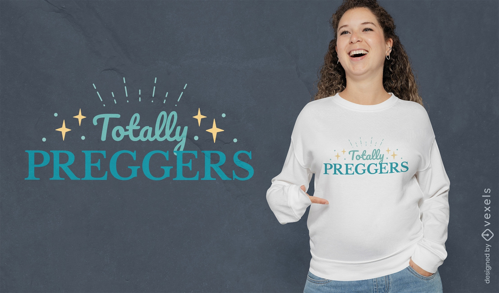 Expecting baby announcement t-shirt design