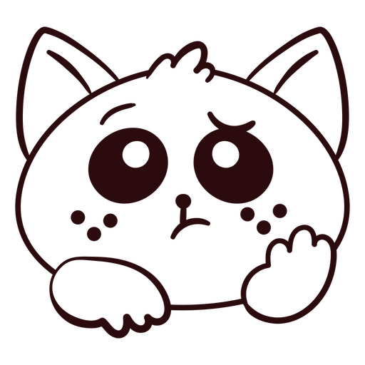 Adorable expressive animal character design for apparel PNG Design