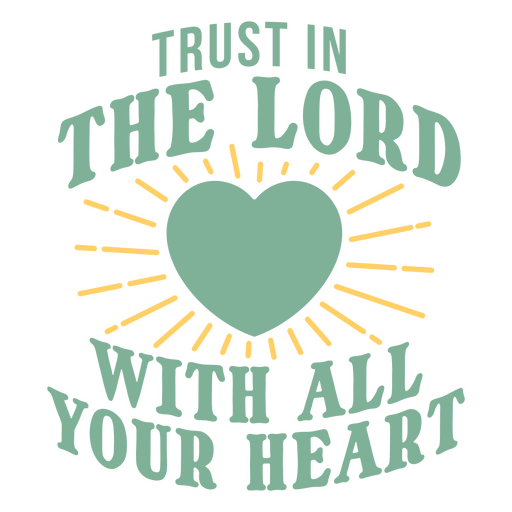 Herzerwärmendes T-Shirt-Design mit motivierender Botschaft PNG-Design