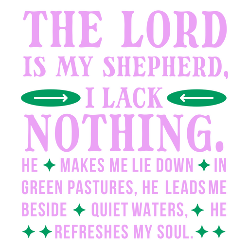 Inspirational shepherd quote design PNG Design