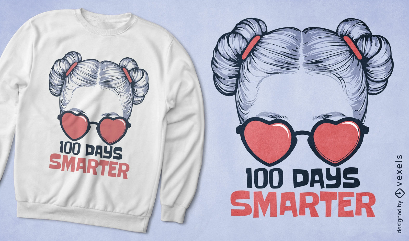 Design de camiseta educacional para garota inteligente