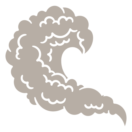 Diseño de ilustración de olas oceánicas estilizadas Diseño PNG