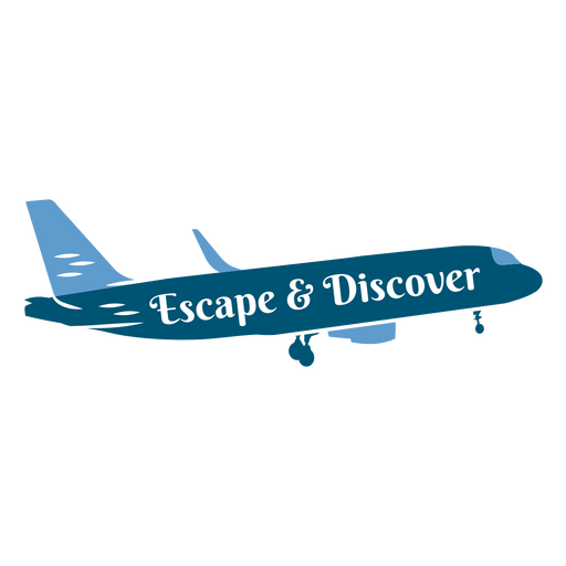 Logotipo de Escapar y descubrir Diseño PNG