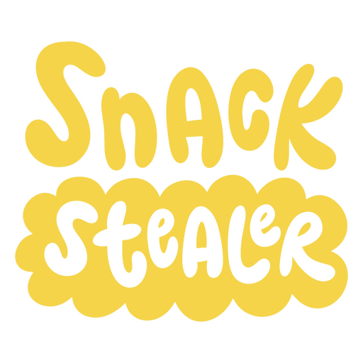 Logotipo del ladrón de bocadillos Diseño PNG