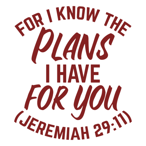 Inspirational scripture quote design PNG Design