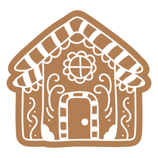 Charmantes, verspieltes Cottage-Illustrationsdesign PNG-Design