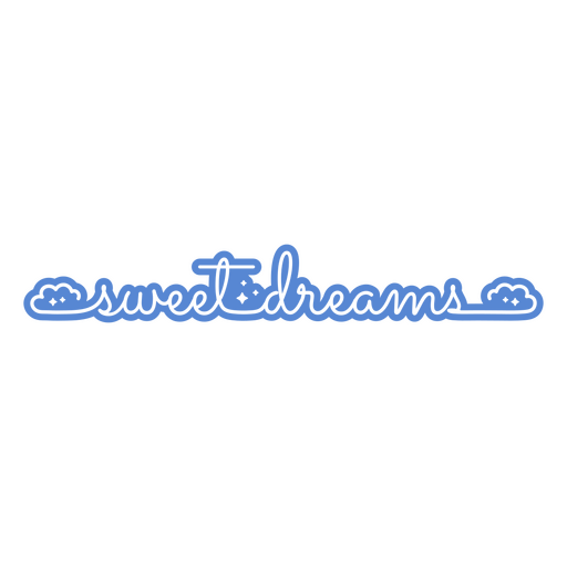 Logotipo de dulces sueños Diseño PNG