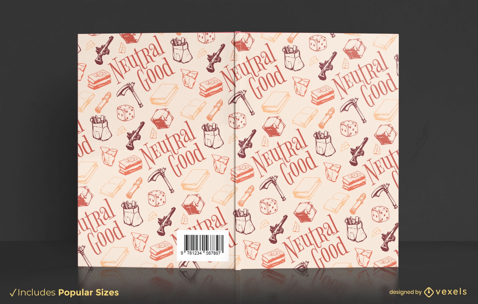 Neutral good book cover design