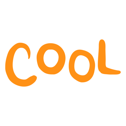 Design tipográfico divertido e descolado Desenho PNG