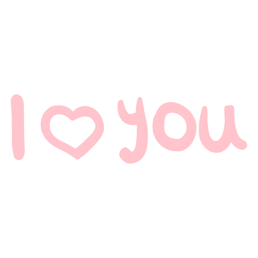 Diseño de frase de amor encantadora Diseño PNG