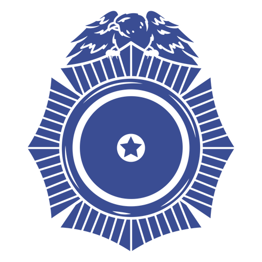 Diseño de escudo con emblema de águila Diseño PNG