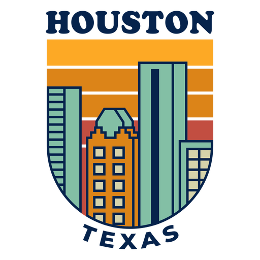 Houston texas skyline PNG Design