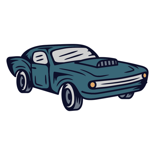 Klassisches Retro-Auto-Illustrationsdesign PNG-Design