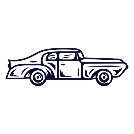 Ilustração clássica de carro antigo Desenho PNG