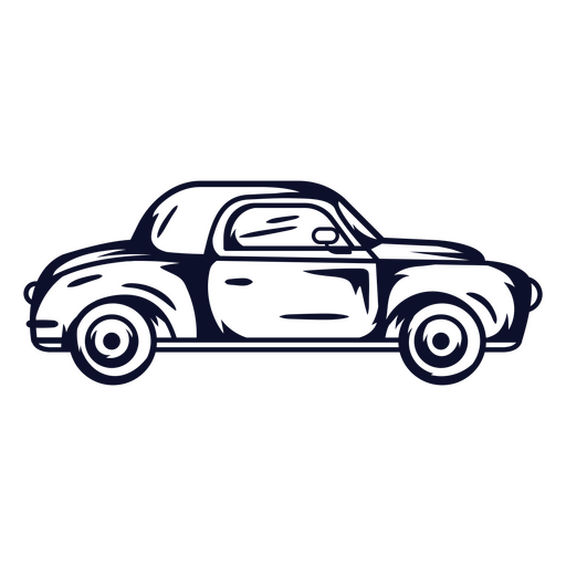 Diseño de ilustración de coche descapotable clásico Diseño PNG