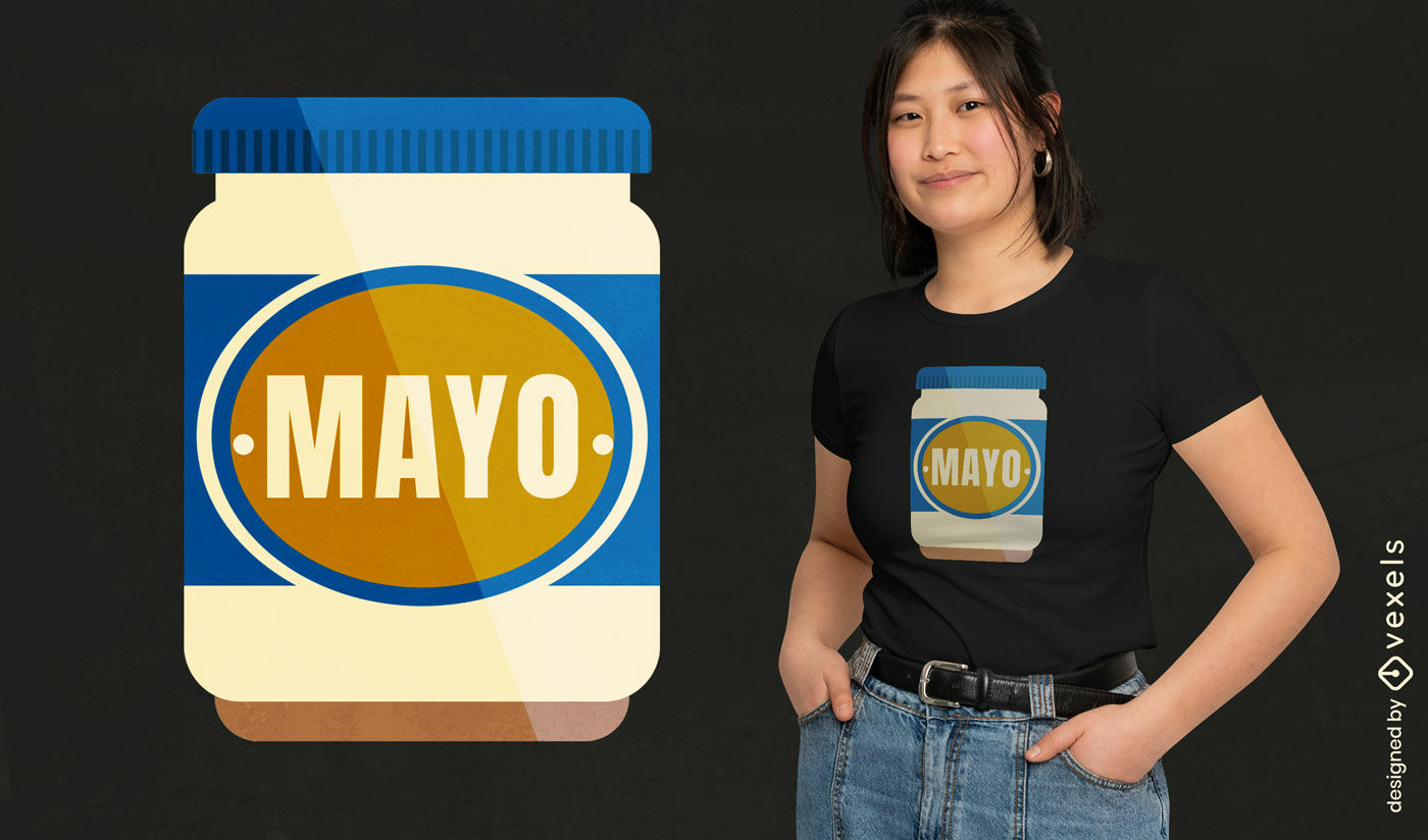 Diseño de camiseta de tarro de mayo.