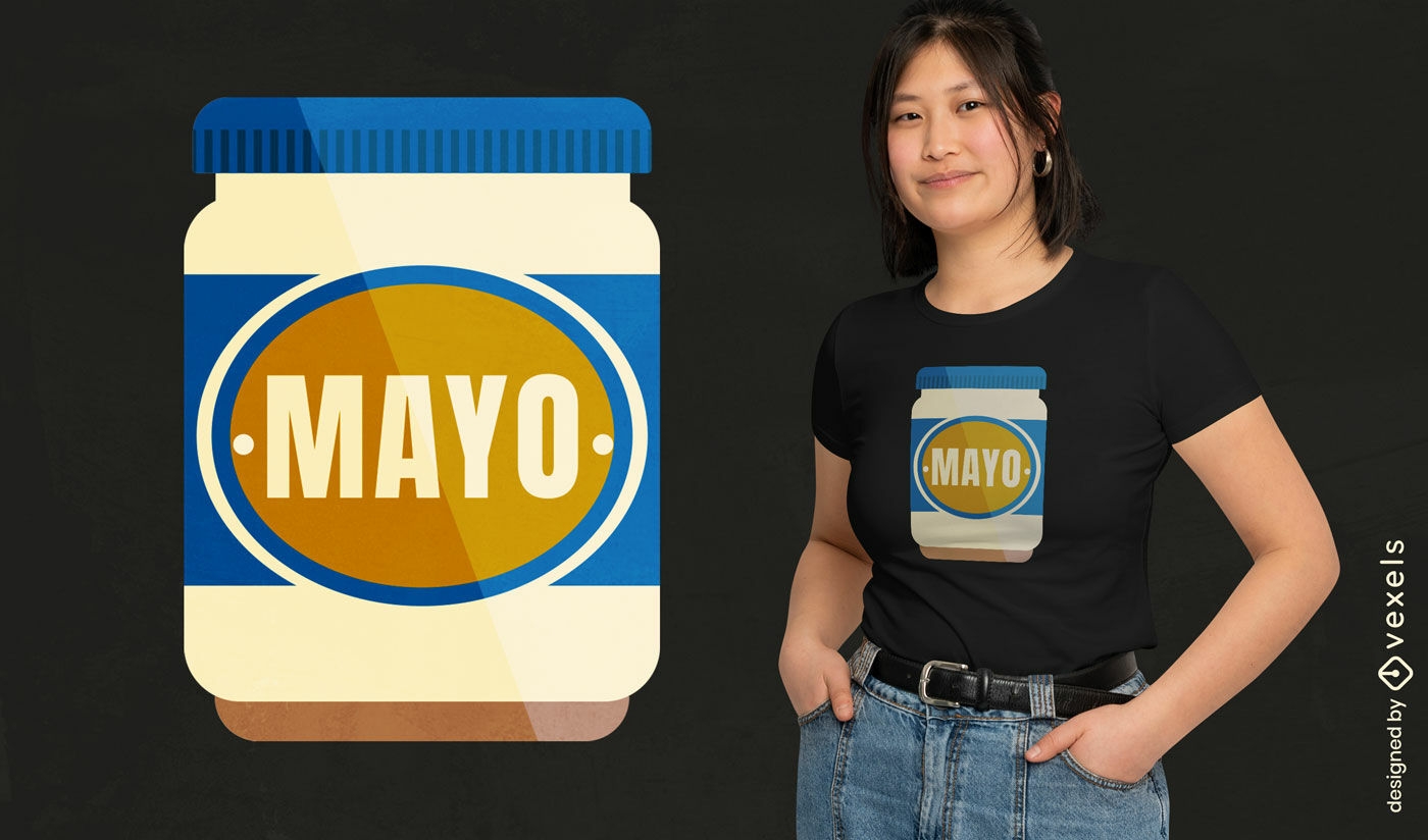 Mayo jar t-shirt design