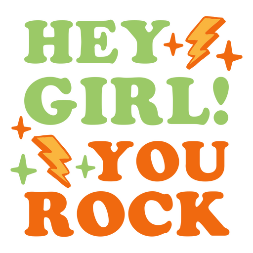 Design de texto colorido motivacional com design de camiseta com raios Desenho PNG