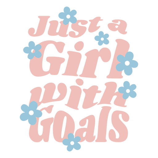 Diseño de cita de empoderamiento de niña juguetona Diseño PNG