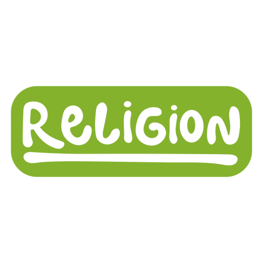 Bold green typography design for spiritual themes t-shirt design PNG Design