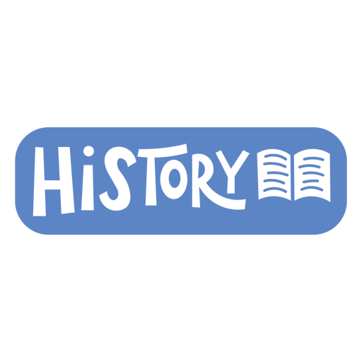 History logo PNG Design
