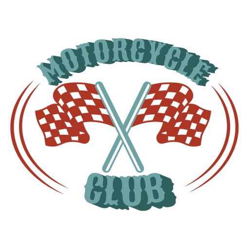 Logotipo del club de motociclistas Diseño PNG