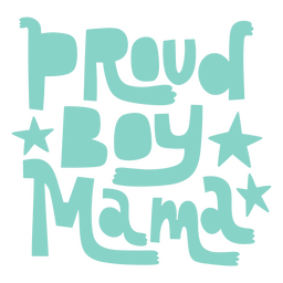 Proud Boy Mama PNG & SVG Design For T-Shirts