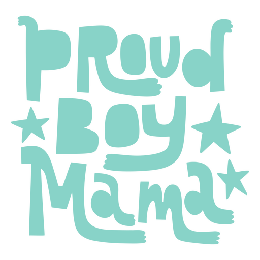 Proud boy mama PNG Design