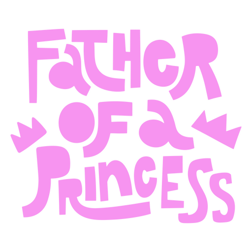 Fun and playful father-themed quote design with crowns for t-shirt design PNG Design