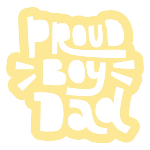 Proud boy dad PNG Design