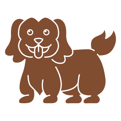 Desenho de ilustração de cachorro de estimação fofo Desenho PNG