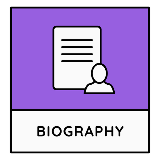 Biography PNG Design