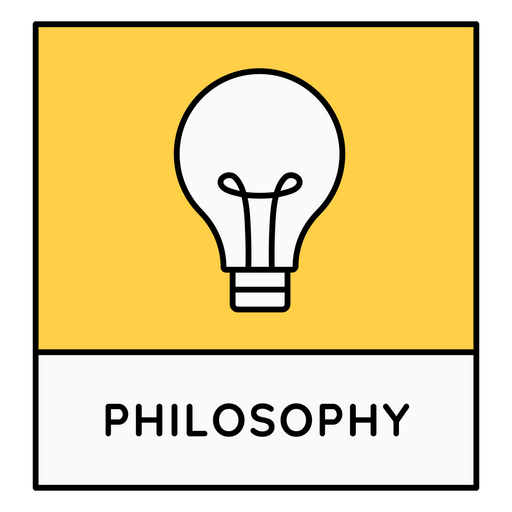 Design de lâmpada minimalista com tema filosófico Desenho PNG