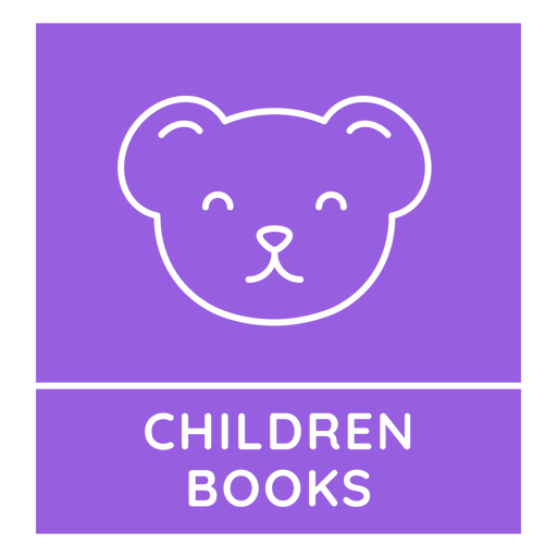 Ilustração fofa de um urso para a seção de livros infantis. Desenho PNG