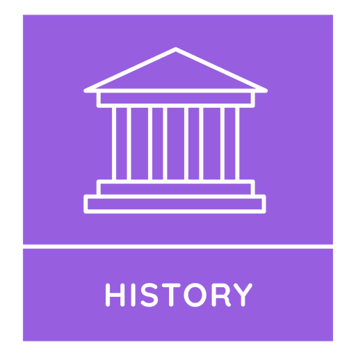 Design elegante de ícone histórico Desenho PNG