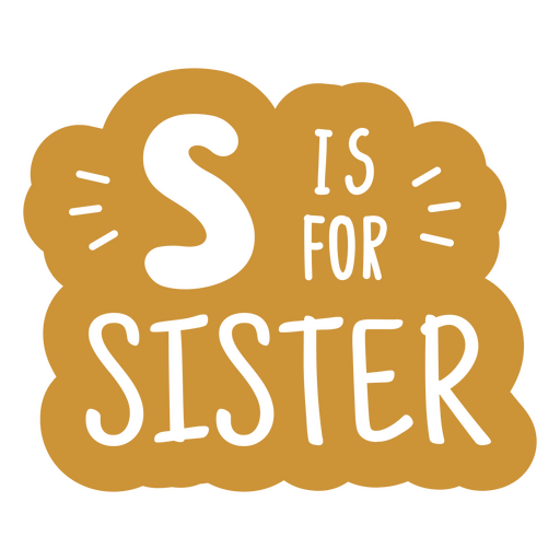 Design divertido de letras e palavras para camiseta de irmãos Desenho PNG