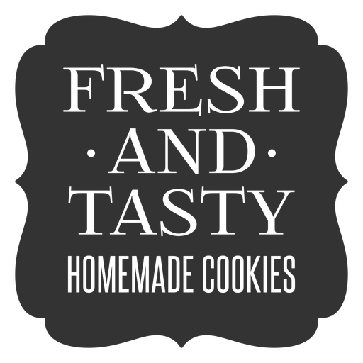 Fresh and tasty homemade cookies PNG Design