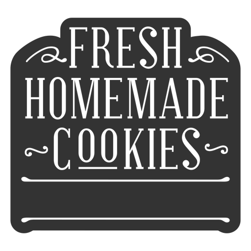 Fresh homemade cookies PNG Design