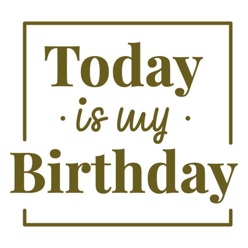 Diseño de camiseta con texto de celebración de cumpleaños Diseño PNG