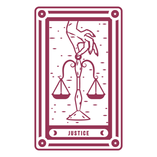 Stylized scales of justice illustration with hand design for legal themes PNG Design