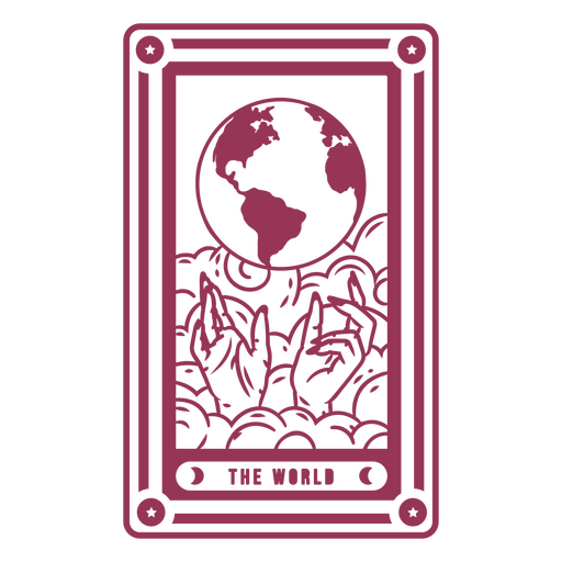 Ilustración única de manos sosteniendo el mundo Diseño PNG