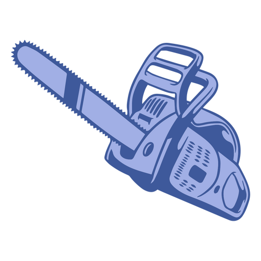 Stilisiertes Kettensägen-Illustrationsdesign PNG-Design