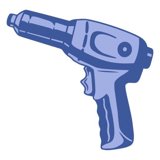 Stilvolle Grafik einer Vintage-Bohrpistole PNG-Design