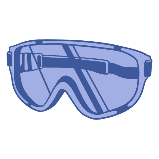 Stylish retro ski goggles illustration PNG Design