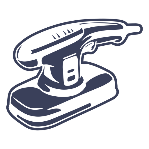 Ilustración elegante de una herramienta de limpieza Diseño PNG