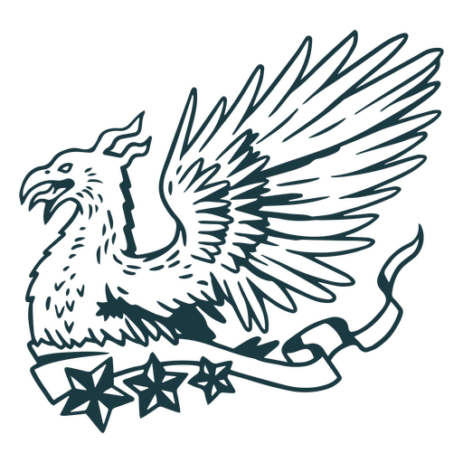 Adlerfl?gel-Logo PNG-Design