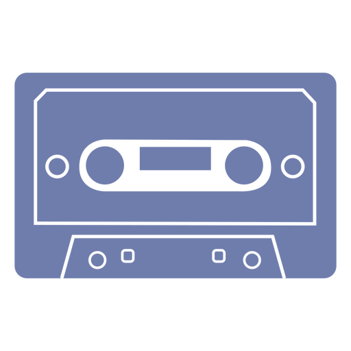 Cassette tape player PNG Design